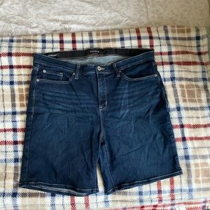 Torrid Sky High Skinny Bermuda Shorts